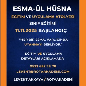 Esma-ül Hüsna Eğitim ve Uygulama Atölyesi